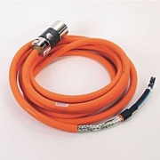 Power Cable Kinetix®, for RDB direct drive motors, non-flex, SpeedTec DIN motor end to flying-lead drive end, 35.6A 600V, industrial TPE, 4x 10AWG, 5m, orange