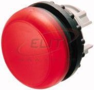 Pilot Light M22-L-R, head| flush, ø22.5mm, 10pcs/pck, IP67/69K, Eaton, red