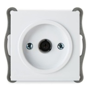 Socket Touran, mech.| TV (end of line), 18dB, flush mount, Nilson, white