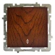 Switch Touran, mech.| 2way, 10A 250VAC, flush mount, cherry