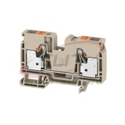 Feed-through Terminal Block A2C 10, 1-tier, 10mm² 57A 1000V, push-in, Weidmüller, beige