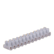 Terminal Strip, 12x 16mm² 76A 450V, polypropylen, white