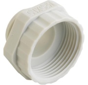 Enlarger Synthetic, M25x1.5 » M32x1.5, wrench 36mm, thread 8mm, -30..100°C, polyamide PA6, HF, IP54/68, light grey