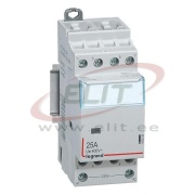 Modular Contactor CX³, 4NO 25A 400VAC, cv 230VAC, 2M, TS35, Legrand