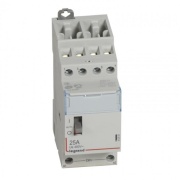 Modular Contactor CX³, 4NO 25A 400VAC, cv 230VAC, handle, 2M, TS35