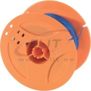 Stranded hook-up copper wire LiY, 0.25mm², telecom, PVC, -30..70°C, 250m/pck, green