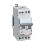 Changeover Switch CX³, 2P 1-0-2 32A 250VAC, 2M, Legrand