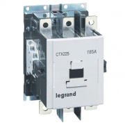 Contactor CTX³ 225, 90kW 185/230A 3x400VAC, aux. 2NO, 2NC 16A 240VAC, cv 100..240VAC/DC, panel mount, Legrand