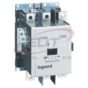 Contactor CTX³ 225, 132kW 225/275A 3x400VAC, aux. 2NO, 2NC 16A 240VAC, cv 24VAC/DC, panel mount, Legrand