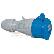 Mobile Socket P17 Tempra, 1P+N+E 32A 250VAC, IP44