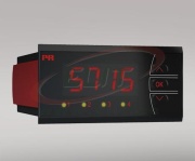 Programmable LED Indicator, 4 relays, analog output