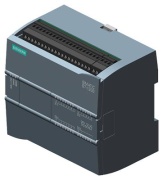 Simatic S7-1200, CPU 1214C, DC/DC/relay, onboard I/O 14DI 24VDC/ 10DO relay 2A/ 2AI 0..10VDC, prog./data memory 100kB, 20.4..28.8VDC, Siemens