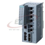 Scalance XC206-2SFP Manageable Layer2 IE Switch, 6x 10/100 MBit/s RJ45 ports, 2x 100/1000 MBit/s SFP, 1x console port, diagn. LED, redundant power supply, -40..70°C, ProfiNet IO Device, Ethernet/IP compliance C-Plug shaft, Siemens