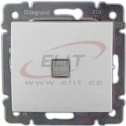 Switch Valena, mech.| 2way w. indicator, 10A 250VAC, spring clamp, white