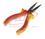 VDE Pliers, long-nose w. cutter, 160mm, 1000V