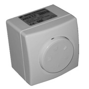 Electronic Fan Speed Controller AREB, 80..460W 0.25..2.5A 230VAC, push-button switch, minimum speed setting, surface/ flush mounting, IP54/44, Breve