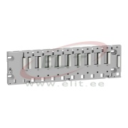 Backplane Modicon X80, 8 slots, panel, mounitng plate/ TS35