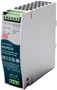 DC UPS Module DUPS20, input 20A 24..29VDC, output charge current 2A| external battery 4..135AH 24VDC ^0..20A 21..29VDC, LED, relay contact 1A 30VDC, TS35