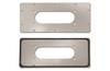 Cable Entry Plate FL13, 210x55| perforated, incl. mounting accessories, 2pcs/pck, grey