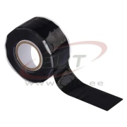 Self-amalgamating Silicone tape, 25mm x 3m, dielectric strength min. 8 kV/mm, UV resistant, water resistant, -60..260°C, black, Emos