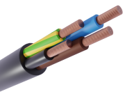 Rubber Cable H05RR-F, 4G1.5mm² 300/500V, -25..60°C, 100m/pck