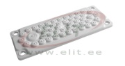 Multigate FL21 HTC-50, 49x 7..13, 1x 15..25, -40..130°C, incl. rivets set, HF, IP65/55, grey