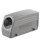 Hood HDC 24B TSBU 1M32G, size 8, cable entry from side, side-locking clamp on lower side, M32, IP65, Weidmüller