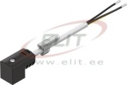 Plug Socket w. Cable KMEB-1-24-2.5-LED, 151688, Festo