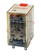 Relay RKE, 4CO 5A 250VAC/30VDC, cv 230VAC sensitive, LED, test button, UL/TÜV/CE