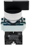 Selector Switch B2, ø22.5mm, 1«2, 1NO 10A 250VAC, long handle, IP40