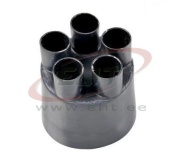 Cable Breakout HLB 520, 5cores, 55/24mm (wall thick 3.2mm) L155mm, crosslinked polyolefin -55..125°C/ +130°C, UV resistant, black