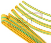 Heat Shrink Tubing H-2F (YG), 31.8/16mm, thin-wall 1mm, crosslinked polyolefin -55..135°C/ +100°C, flame-resistant ^high flexibility, 1m/pce, yegr