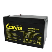 Battery WP, 12V 12Ah, Faston tab 250, 151x98x98mm, Long