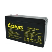 Battery WP, 12V 7.2Ah, Faston tab 250, 151x102x65mm, Long