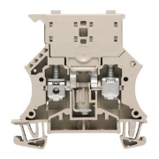 Fuse Terminal WSI 6, 6mm² 6.3A 500V, fuse 5x20, Weidmüller, beige