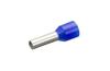 Wire-End Ferrule w. Collar Ce 025018 w, H2.5x18mm, 500pcs/pck, blue