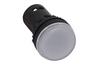Pilot Light Osmoz, head| ø22.5mm, LED 24VAC/DC, IP66/69K IK05, white