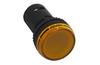 Pilot Light Osmoz, head| ø22.5mm, LED 24VAC/DC, IP66/69K IK05, yellow