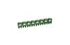 Marker CAB3, 4..6mm², 5, strip 20pcs, Legrand, green