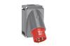 Panel-Mount Flange Inlet Hypra, 3P+N+E 32A 415VAC, plastic, IP44, Legrand