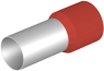 Wire-End Ferrule w. Collar Ce 950025 w, H95x25mm, 25pcs/pck, red