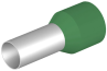 Wire-End Ferrule w. Collar Ce 160012 w, H16x12mm, 100pcs/pck, green