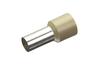 Wire-End Ferrule w. Collar Ce 350016 w, H35x16mm, 50pcs/pck, cream
