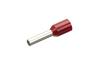 Wire-End Ferrule w. Collar Ce 015010 wc, H1.5x10mm, 100pcs/pck, red