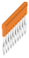 Cross-connector ZQV 2.5N/10, 10P 24A, orange