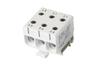 Tapping Terminal Block Al/Cu UK50/3A, 1P (6holes) 2.5-50mm² 290/320A 1000VAC/ 1500VDC, Hex5 4Nm 2.5..4mm²/ 12Nm 6..50mm², TS35, MaxPro, grey