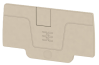 End Plate AEP 2C 4, beige