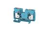Feed-through Terminal Block A2C 10 BL, 1-tier, 10mm² 57A 1000V, push-in, Weidmüller, blue