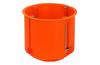 Junction Box P60DF, 60|ø68x60 w. screws, cavity wall, Simet, orange