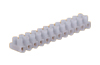 Terminal Strip, 12x 16mm² 76A 450V, polypropylen, white